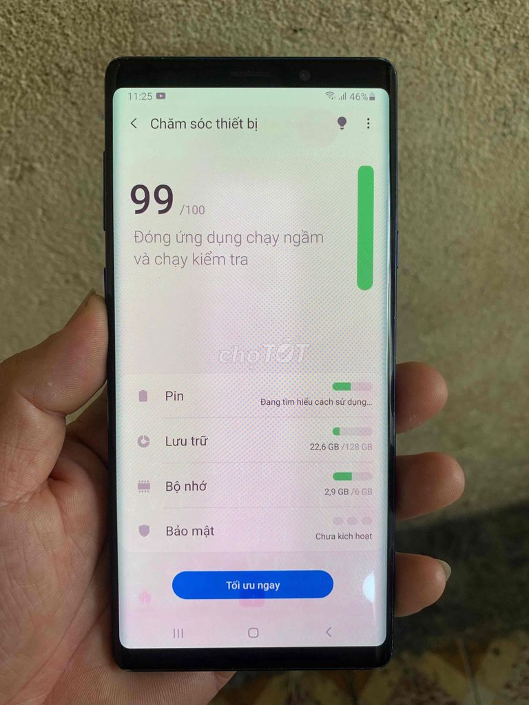 note9 6/128gb máy zin màn ám sài full giá 1t490. Mua bán Điện thoại tại Huyện Hóc Môn Tp Hồ Chí Minh được đăng bởi MINH HẠNH MOBILE hình 4