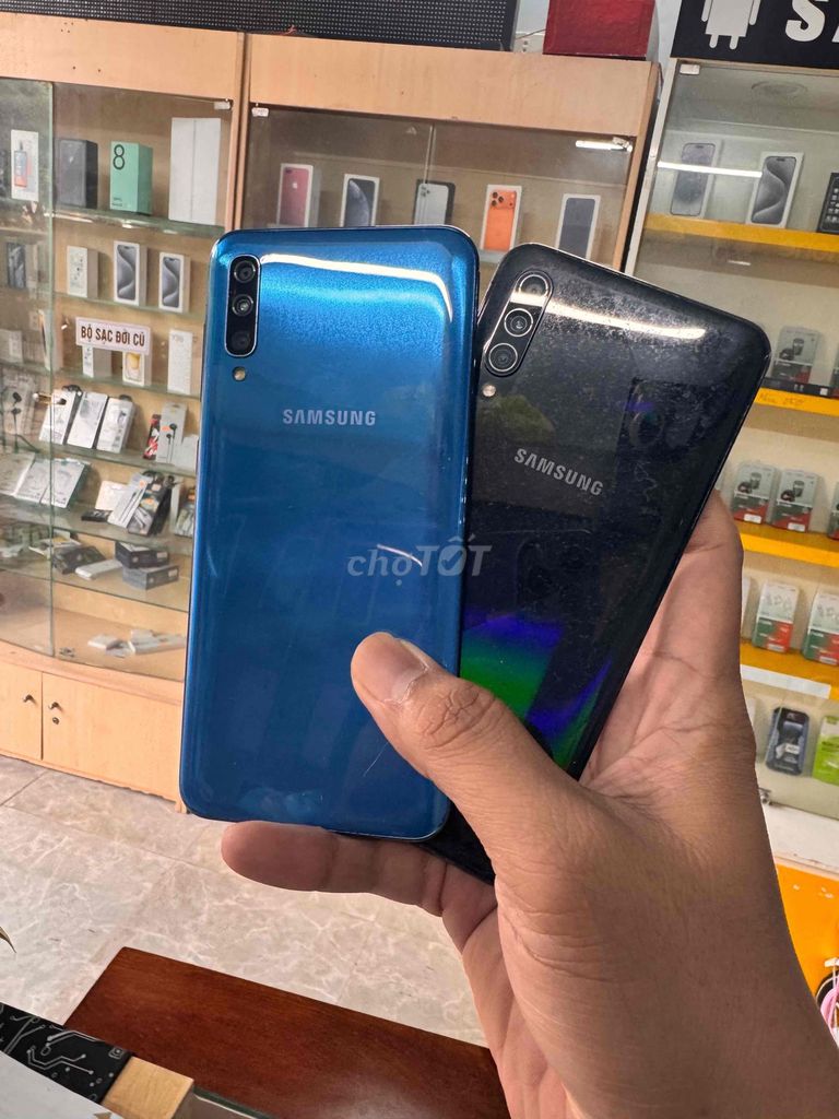 Samsung Galaxy A50s 64GB Xanh. Mua bán Điện thoại tại Thành phố Quảng Ngãi Quảng Ngãi được đăng bởi Phát Tài Mobile  hình 1