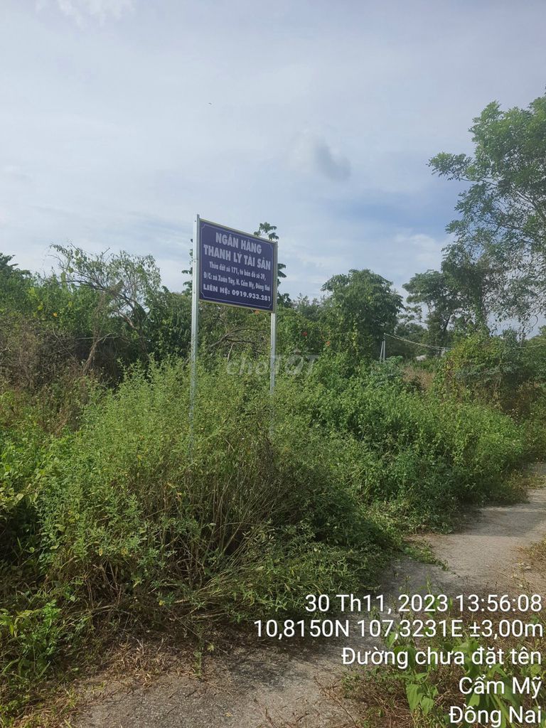 (GH) Phát mãi lô đất 3264m2 tại Huyện Cẩm Mỹ, Đồng Nai