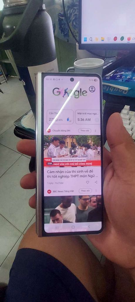 Samsung Fold 3 512GB Bạc bán hoặc gl. Mua bán Điện thoại tại Quận Ninh Kiều Cần Thơ được đăng bởi Quốc Minh hình 1