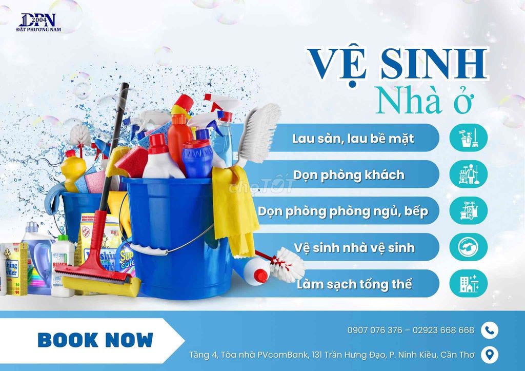 Dịch Vụ vệ sinh Công Nghiệp nhà cửa giúp việc …. Dịch vụ nhà cửa khác tại Quận Ninh Kiều Cần Thơ được đăng bởi Nam Nguyễn hình 1