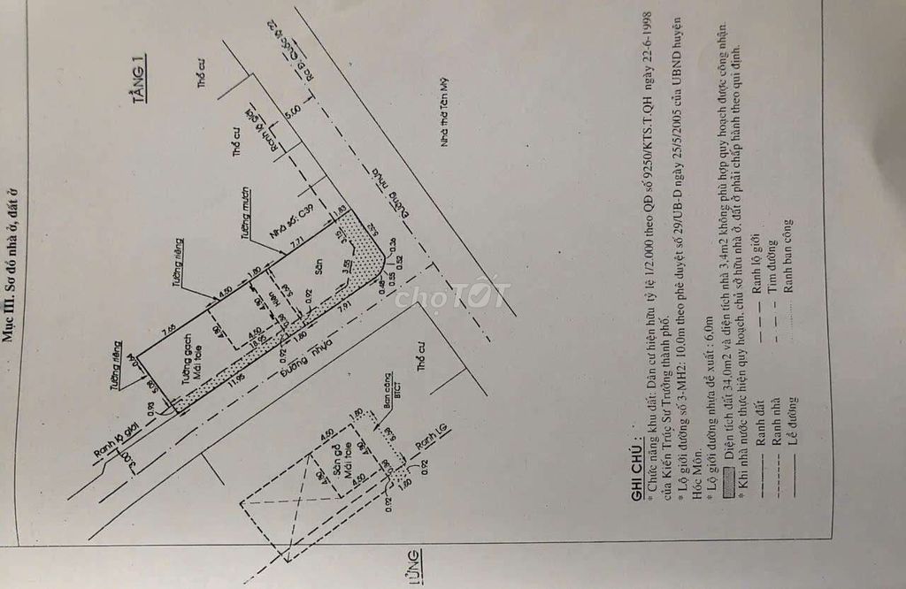 Bán Nhà Chợ Đầu Mối Hóc Môn.