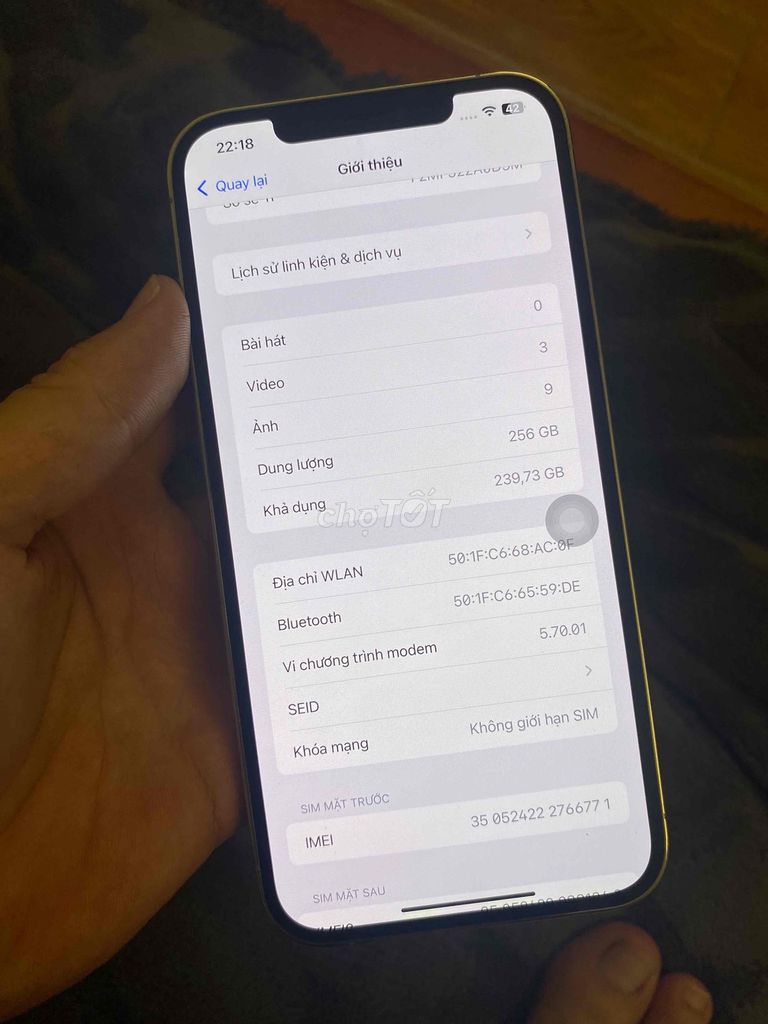 Apple iPhone 12 Pro Max 256GB Vàng. Mua bán Điện thoại tại Quận Long Biên Hà Nội được đăng bởi Minh Đức hình 1