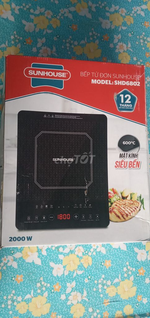 Bếp từ đơn SUNHOUSE SHD6802. Mua bán Bếp, lò, đồ điện nhà bếp tại Huyện Bình Tân Vĩnh Long được đăng bởi Tha Phu hình 1