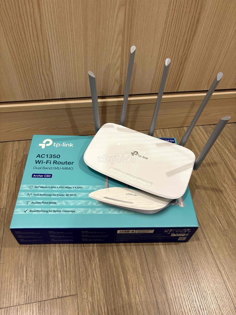 Bán Router Wifi Tp link Archer C60 AC1350