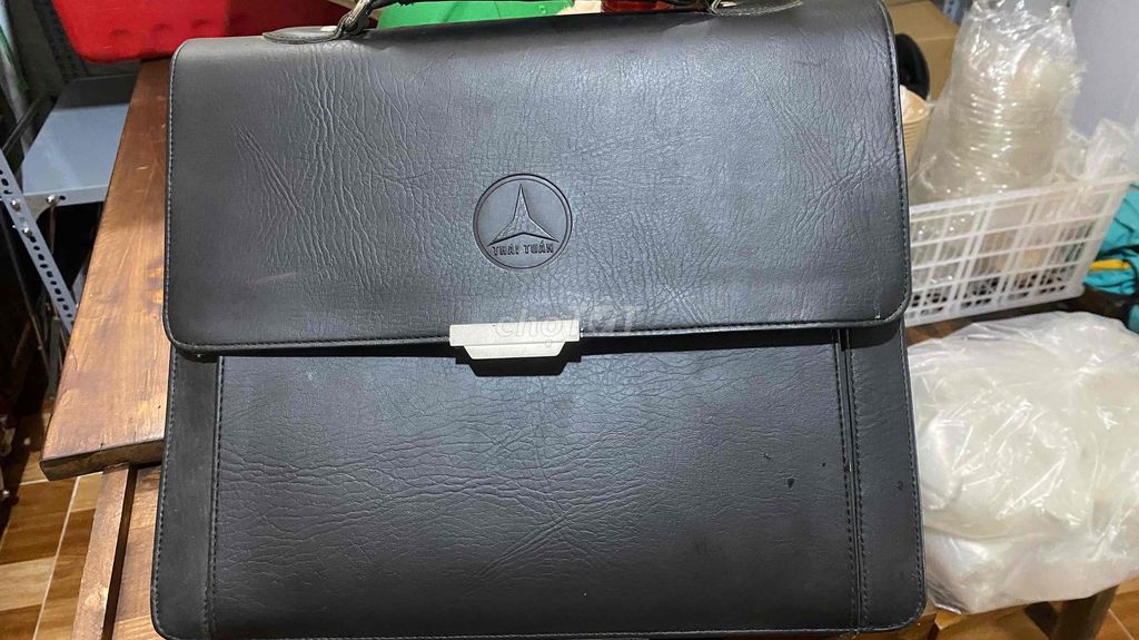 Cặp táp nam da thật màu Đen. Mua bán Túi xách tại Quận Tân Bình Tp Hồ Chí Minh được đăng bởi Vuong Ky Anh hình 1