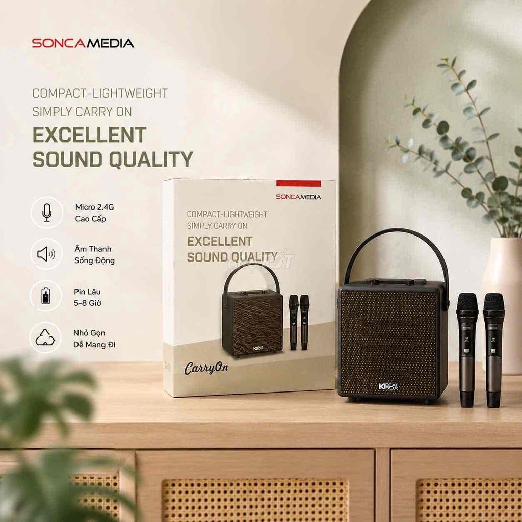 Loa Karaoke Acnos Carry On Mới 100% Nhỏ Gọn!. Mua bán Tivi, Âm thanh tại Quận 6 Tp Hồ Chí Minh được đăng bởi Nguyễn Nhật hình 1