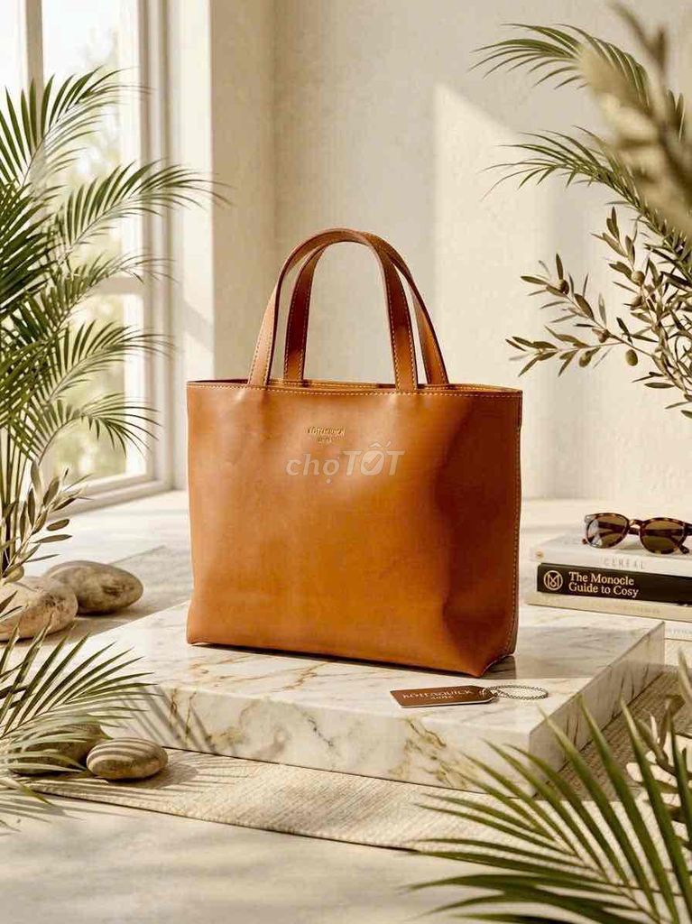 Túi xách Nữ Da mộc Nâu 35x25x10cm. Mua bán Túi xách tại Huyện Nhà Bè Tp Hồ Chí Minh được đăng bởi túi xách nam nữ đồ si da thật hình 1