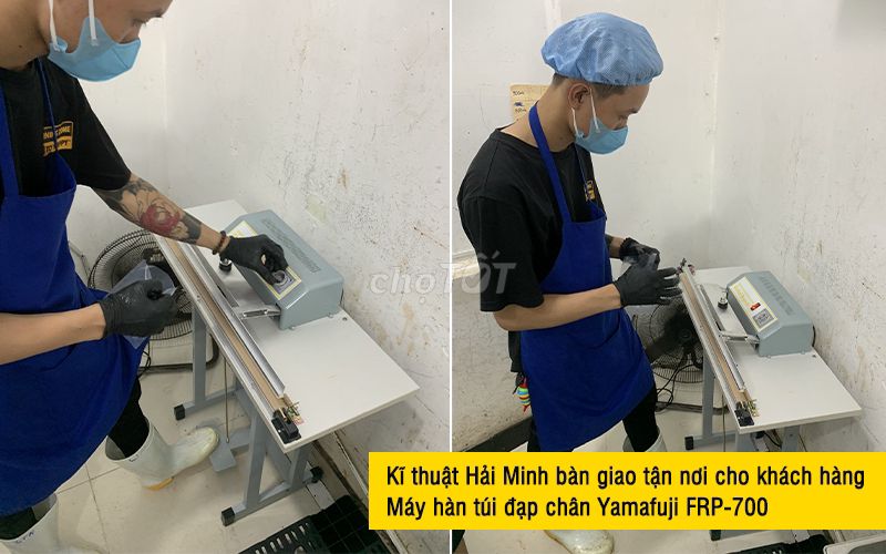 Máy hàn túi đạp chân FRP-700 Biến Áp Lớn khoẻ