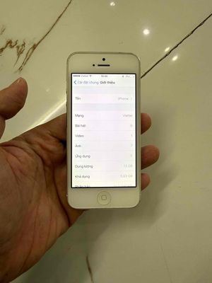 Bán Iphone 5 quốc tế zin cũ ios 10.2