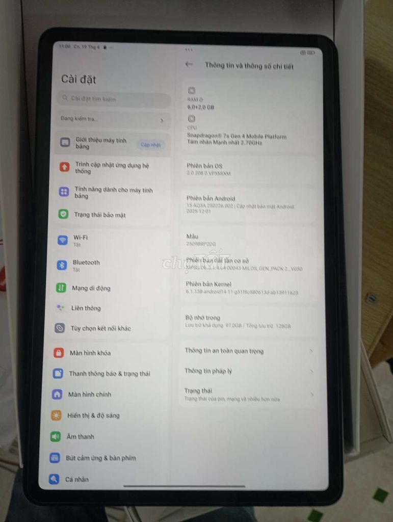 Xiaomi Redmi Pad 2 Pro 5G 8GB/128GB. Mua bán Máy tính bảng tại Thành phố Biên Hòa Đồng Nai được đăng bởi Nguyen Duy Vu đam mê công nghệ 43t hình 1