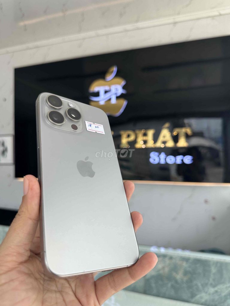 15 Pro Max 1TB Bạc, Bản QT Mỹ, Zin all, Full, GÓP. Mua bán Điện thoại tại Quận Bình Tân Tp Hồ Chí Minh được đăng bởi THUẬN PHÁT MOBILE hình 1