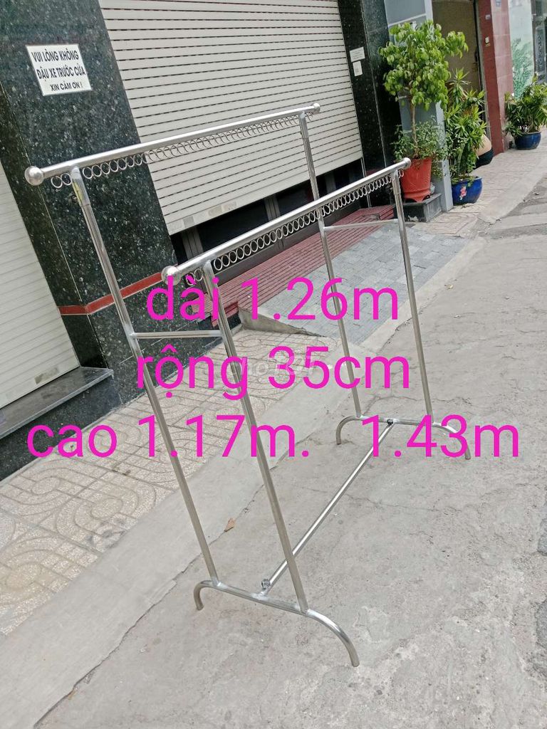 Sào treo quần áo Inox Bạc 1.26m. Mua bán Nội thất, đồ gia dụng khác tại Quận Tân Phú Tp Hồ Chí Minh được đăng bởi Ngân Nguyên hình 1