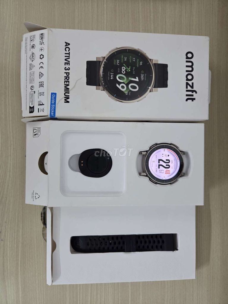 Amazfit Active 3 Premium Bạc 99%. Mua bán Thiết bị đeo thông minh tại Thành phố Thủ Đức Tp Hồ Chí Minh được đăng bởi Hoài Duy hình 1