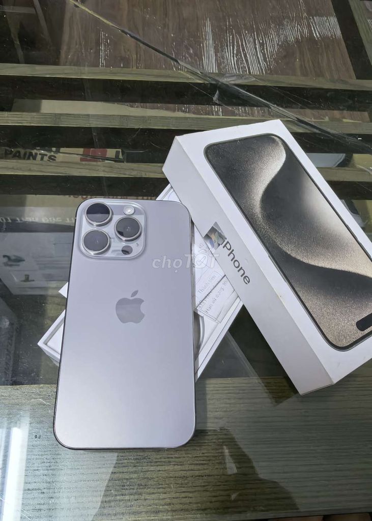 Apple iPhone 15 Pro Xám. Mua bán Điện thoại tại Quận Hải Châu Đà Nẵng được đăng bởi MrT hình 1
