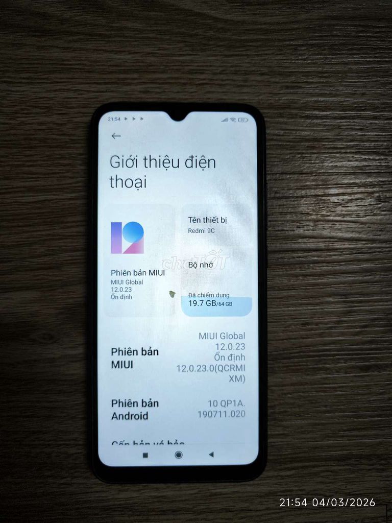 Xiaomi Redmi 9C 64GB Đen. Mua bán Điện thoại tại Quận Tân Bình Tp Hồ Chí Minh được đăng bởi Nguyễn Quốc Thành hình 1