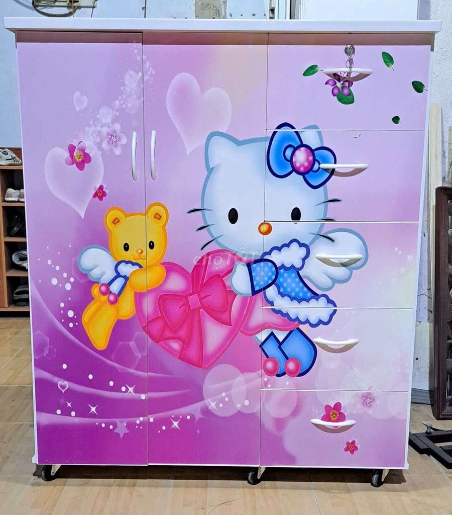 Tủ quần áo nhựa trẻ em. Mua bán Tủ, kệ gia đình tại Thành phố Biên Hòa Đồng Nai được đăng bởi Yen Binh hình 1