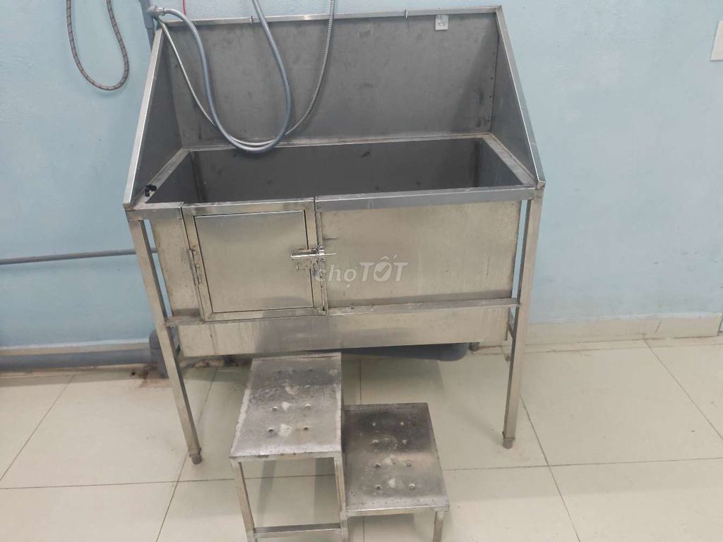Bồn tắm thú cưng Thép không gỉ Bạc. Mua bán Phụ kiện, Thức ăn, Dịch vụ tại Quận Liên Chiểu Đà Nẵng được đăng bởi Phan Nghĩa hình 1