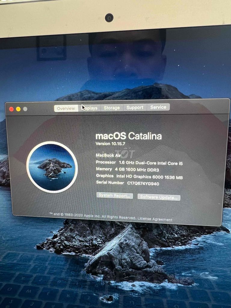 Apple MacBook Air 2015 thanh lý. Mua bán Laptop tại Quận Long Biên Hà Nội được đăng bởi Cuong Vu hình 1
