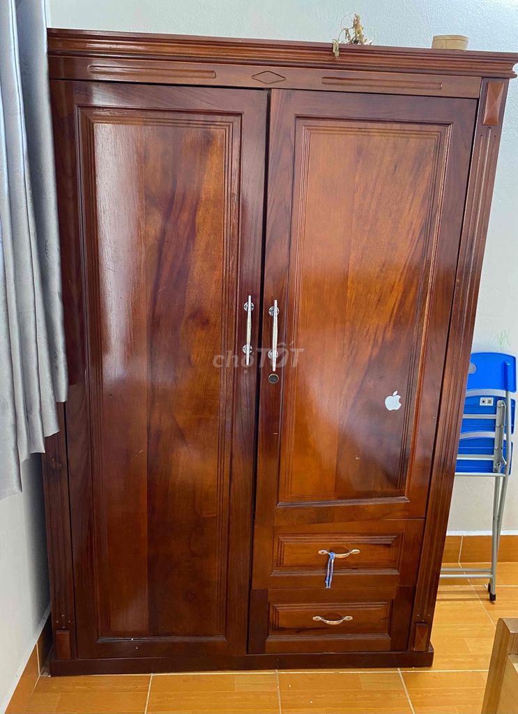 Tủ quần áo Gỗ Nâu 1.87x1.25m bao lắp. Mua bán Tủ, kệ gia đình tại Quận 7 Tp Hồ Chí Minh được đăng bởi Điện Máy Uy Tín hình 1