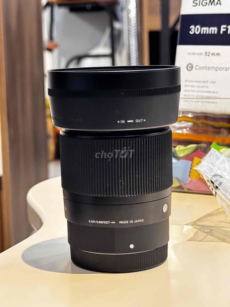 Ống kính Sigma 30mm f/1.4 DC DN Đen. Mua bán Máy ảnh, Máy quay tại Quận 5 Tp Hồ Chí Minh được đăng bởi Trần Huy hình 1