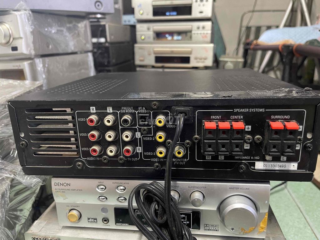 2 con amply denon hàng bãi. Mua bán Tivi, Âm thanh tại Quận Tân Phú Tp Hồ Chí Minh được đăng bởi audio Hải Đăng hình 1
