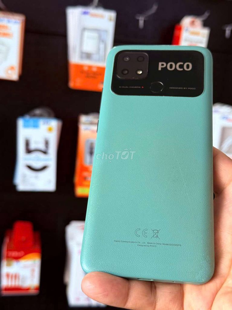 POCO C40 4GB/64GB Xanh Ngọc. Mua bán Điện thoại tại Thành phố Sóc Trăng Sóc Trăng được đăng bởi điện thoại giá sỉ 501lê Hồng Phong  hình 1