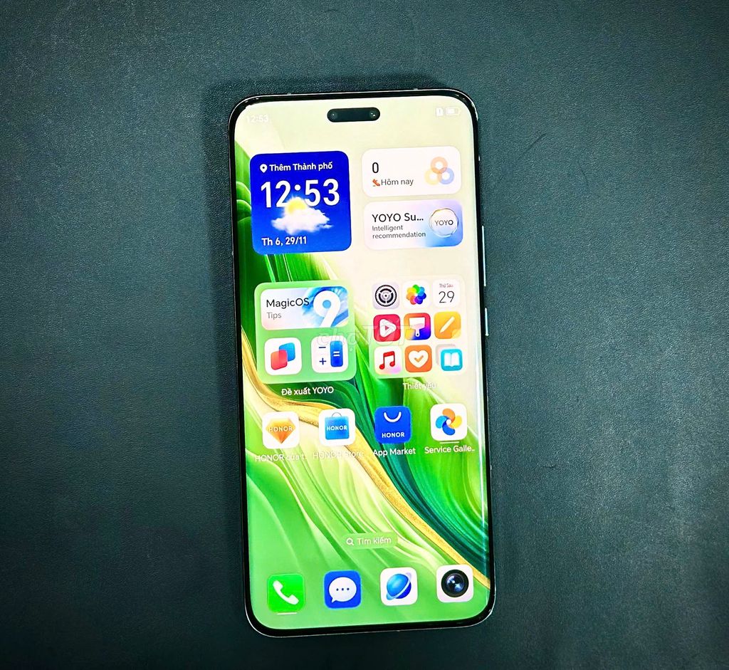 Honor Magic 6 Pro ND 12/256 xanh như tin đăng gl. Mua bán Điện thoại tại Quận 3 Tp Hồ Chí Minh được đăng bởi T83 hình 1