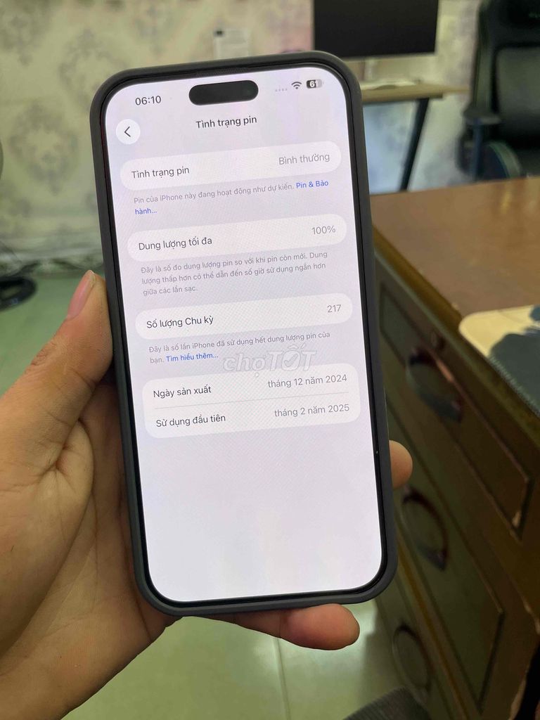 Apple iPhone 16 Pro Max 256GB Đã dùng. Mua bán Điện thoại tại Thành phố Vũng Tàu Bà Rịa - Vũng Tàu được đăng bởi Thành Vtmobile hình 1