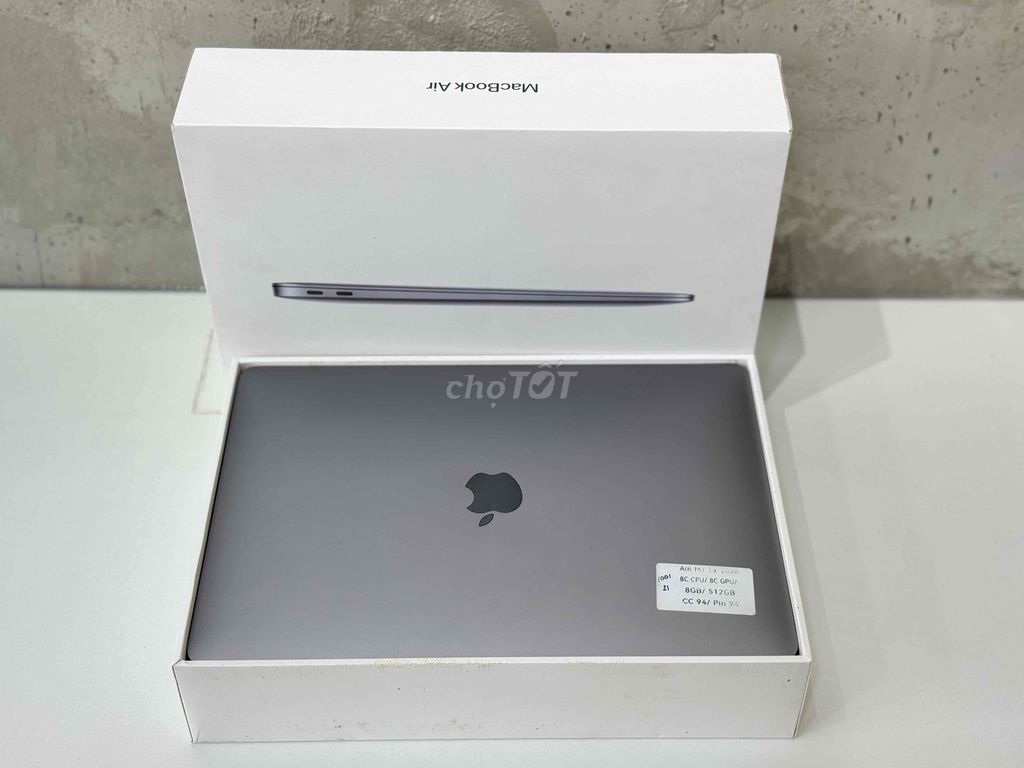 Macbook Air 13 inch M1 8GB/512GB fullbox quốc tế. Mua bán Laptop tại Quận 10 Tp Hồ Chí Minh được đăng bởi thông hình 1