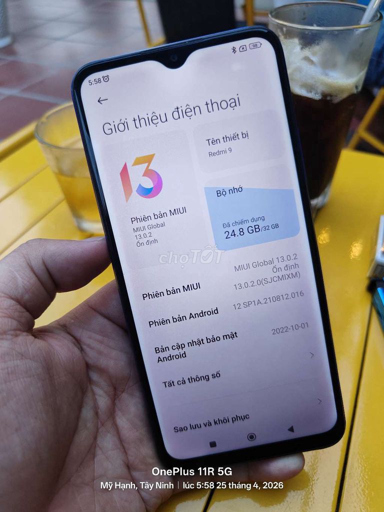 Xiaomi Redmi 9 32GB Xanh. Mua bán Điện thoại tại Quận 5 Tp Hồ Chí Minh được đăng bởi HOÀNG PHÚC hình 1