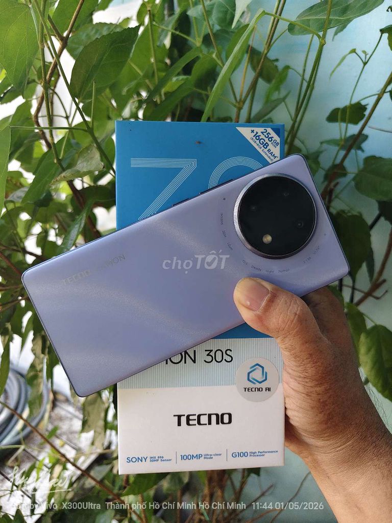 Tecno Camon 30S 256GB Tím nhạt. Mua bán Điện thoại tại Thành phố Vũng Tàu Bà Rịa - Vũng Tàu được đăng bởi  HUY LAI hình 1