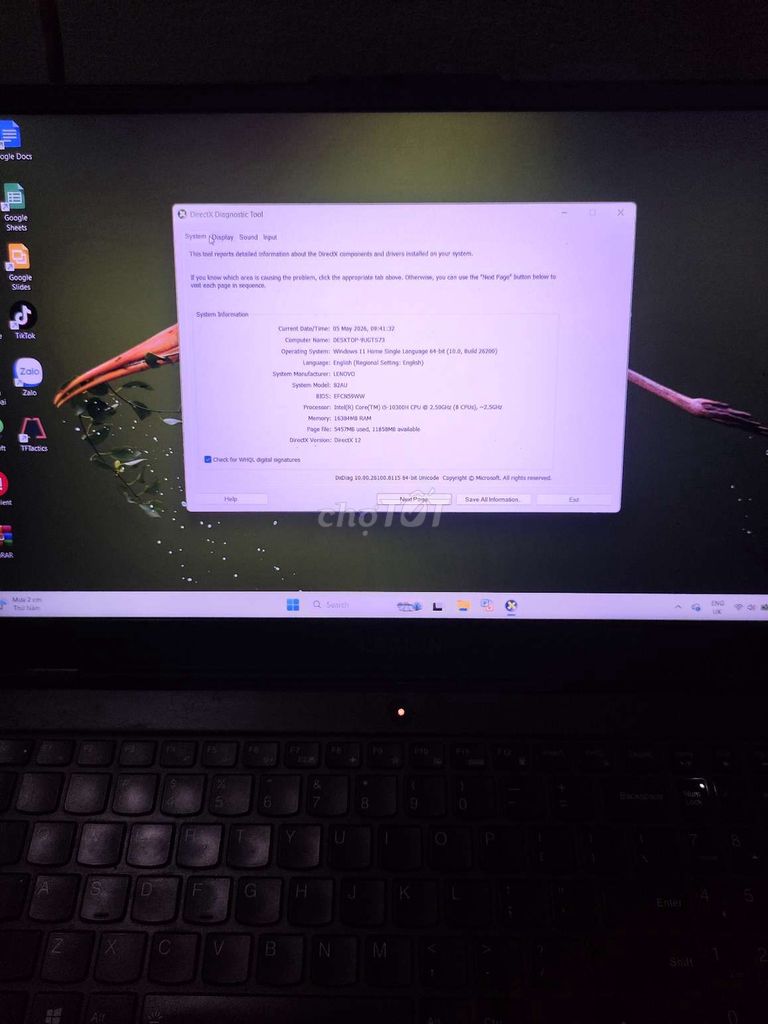 Lenovo Legion 5 i5 10300H 16GB/512GB. Mua bán Laptop tại Huyện Tân Yên Bắc Giang được đăng bởi Nguyễn Tiến Chung hình 1
