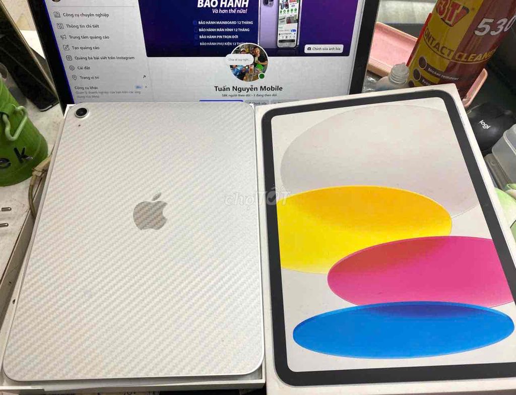 Ipad A16 256G Bạc ZA.A Wifi Pin 88% sạc 256l. Mua bán Máy tính bảng tại Quận 3 Tp Hồ Chí Minh được đăng bởi Tuấn Nguyễn hình 1