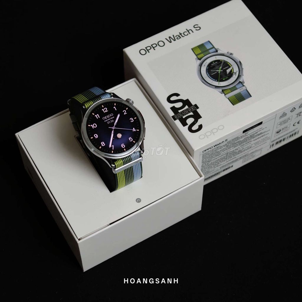 Oppo Watch S Thép Chính Hãng Fullbox BH 01/27. Mua bán Thiết bị đeo thông minh tại Quận 11 Tp Hồ Chí Minh được đăng bởi HOÀNG SANH SPORTS hình 1