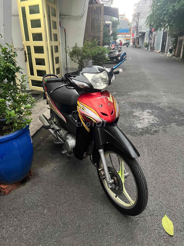 Honda Wave Красно-черный Японский