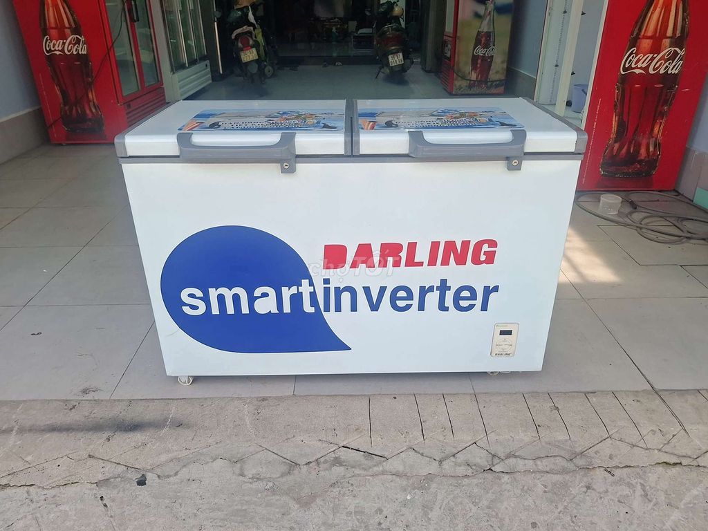 Tủ đông Darling 370 lít Inverter 2 ngăn cũ Trắng. Mua bán Tủ lạnh tại Huyện Hóc Môn Tp Hồ Chí Minh được đăng bởi Điện Lạnh Huy Hoàng hình 1