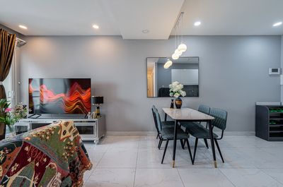 Thuê CHCC Xigrand Court, Giá 17tr, 2PN, 2WC, 90m2, Đầy Đủ Nội Thất.