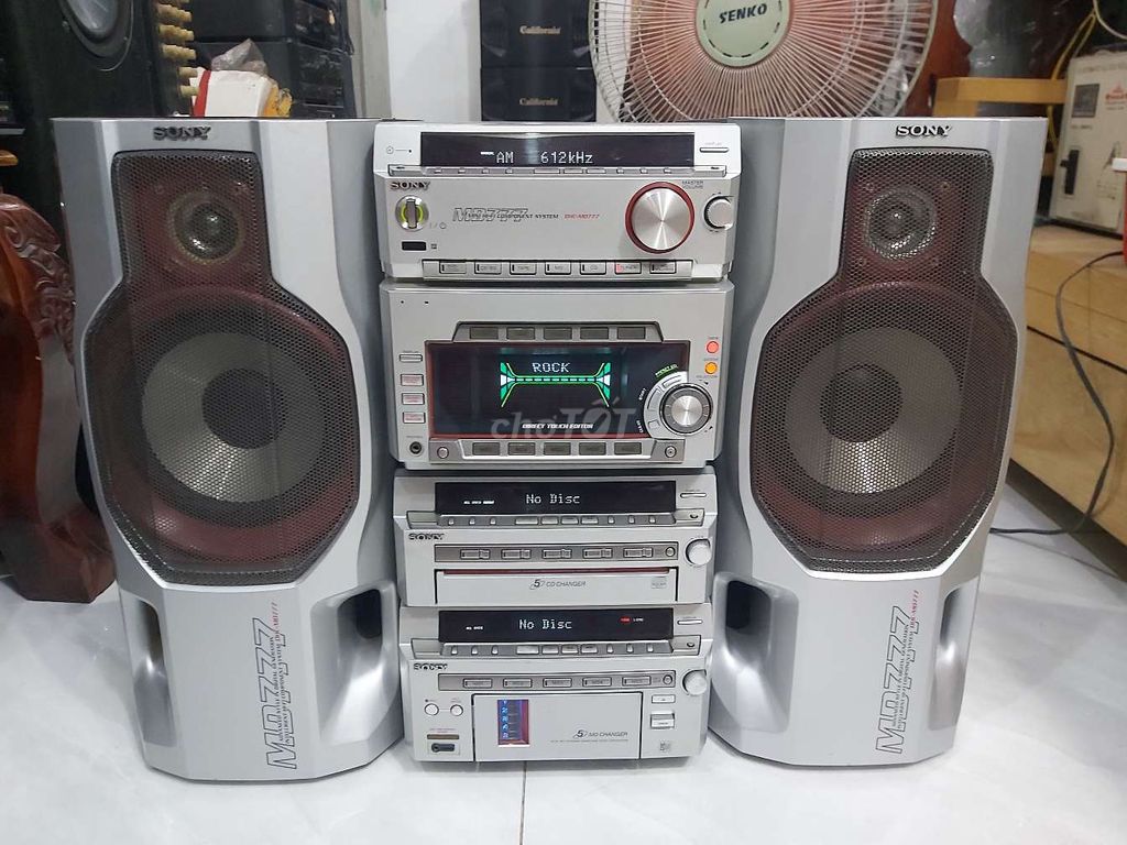 Dàn âm thanh Sony MD 777 Bạc. Mua bán Tivi, Âm thanh tại Thành phố Biên Hòa Đồng Nai được đăng bởi thư  hình 1