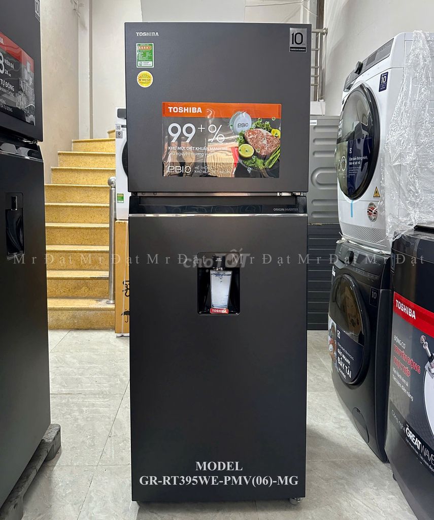 Tủ lạnh Inverter 311L TOSHIBA. GR-RT395WE-PMV(06). Mua bán Tủ lạnh tại Quận 8 Tp Hồ Chí Minh được đăng bởi Trần Thiện Đạt hình 1