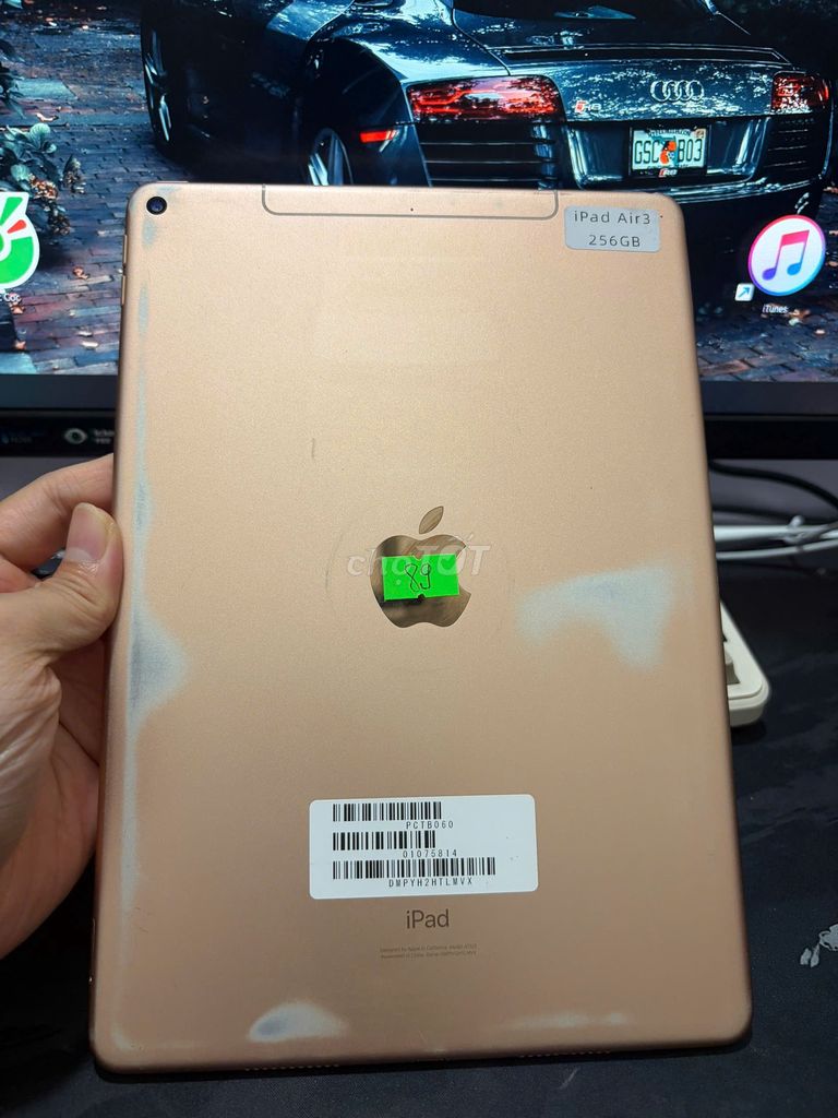 iPad Air 3 bản 256GB đầy đủ Wifi + Sim. Mua bán Máy tính bảng tại Quận Cầu Giấy Hà Nội được đăng bởi Hàn Trâm hình 1