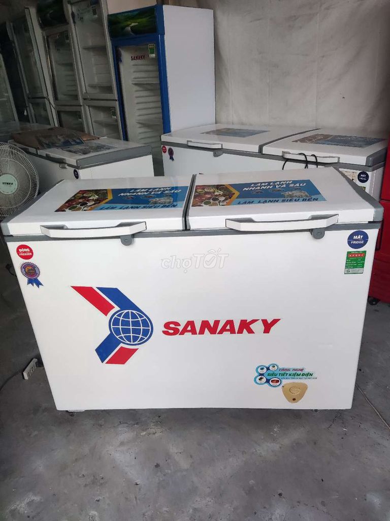 Tủ đông mát Sanaky 400 lít Trắng đã sử dụng. Mua bán Tủ lạnh tại Quận Tân Phú Tp Hồ Chí Minh được đăng bởi bưởi xoài hình 1