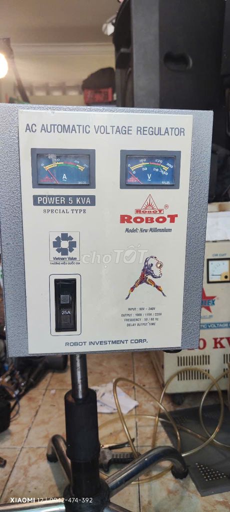 Bán ổn áp Robot 5kva dùng cho đồ điện 100v-115v. Mua bán Đồ chuyên dụng, Giống nuôi trồng tại Thành phố Thủ Đức Tp Hồ Chí Minh được đăng bởi Lioa Nhường hình 1