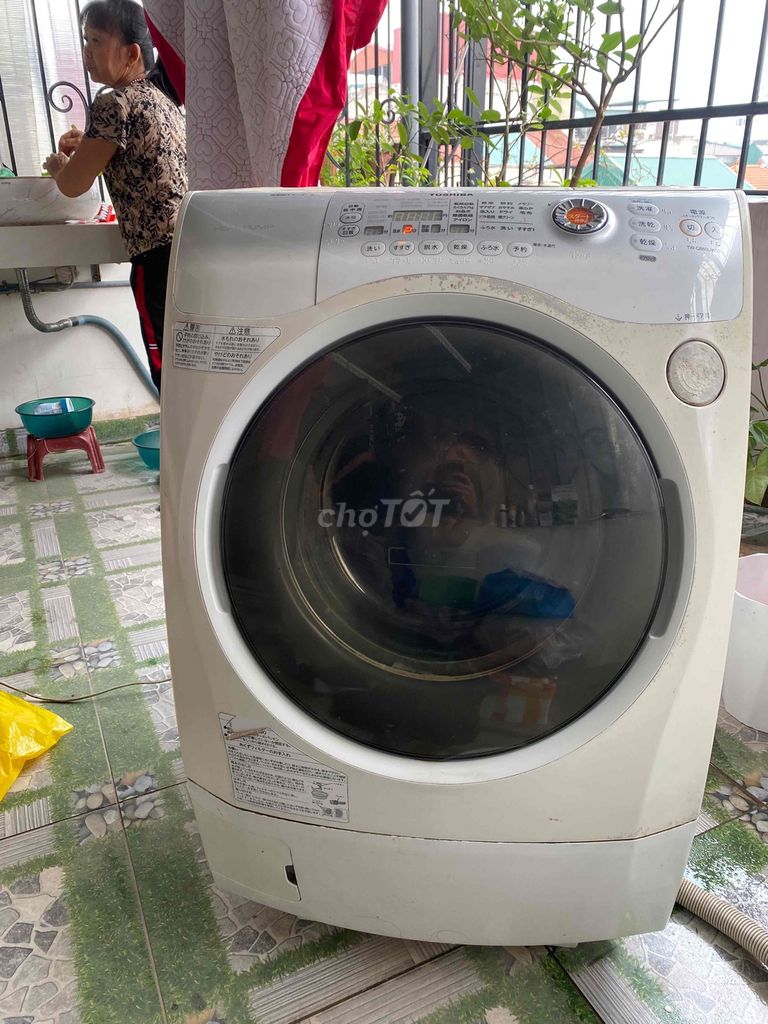 Máy giặt 10kg có sấy khô toshiba nội Địa Nhật Bản. Mua bán Máy giặt tại Huyện Thanh Trì Hà Nội được đăng bởi Duy Tân hình 1