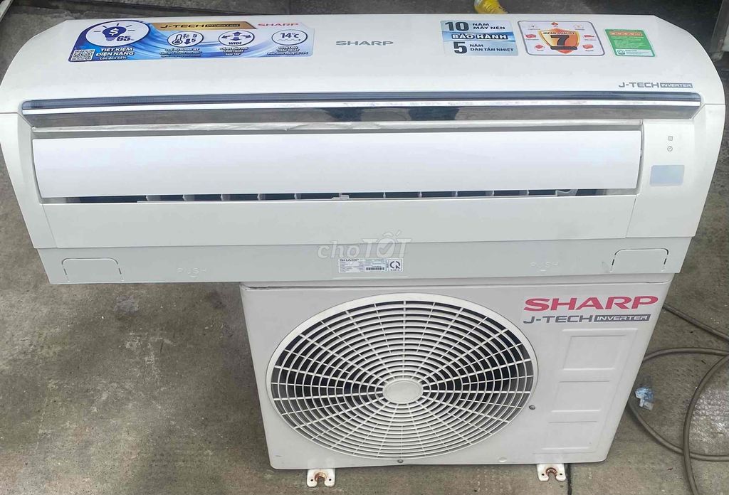 Sharp r32 1hp inveter máy đẹp gia tốt