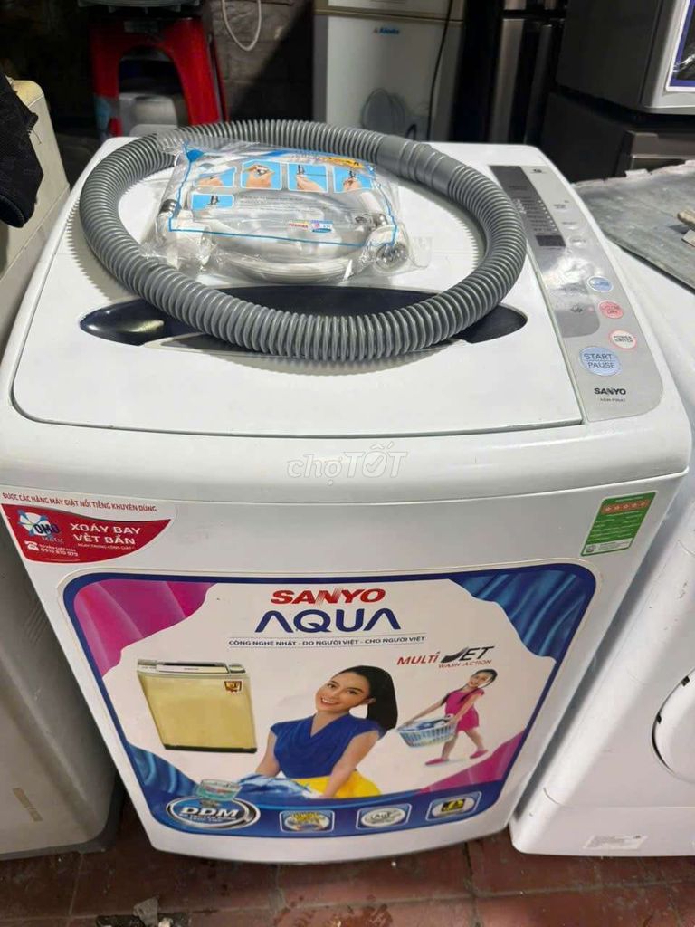 Máy giặt Sanyo 7kg cửa trên. Mua bán Máy giặt tại Quận 7 Tp Hồ Chí Minh được đăng bởi Điện Lạnh Giá Tốt hình 1