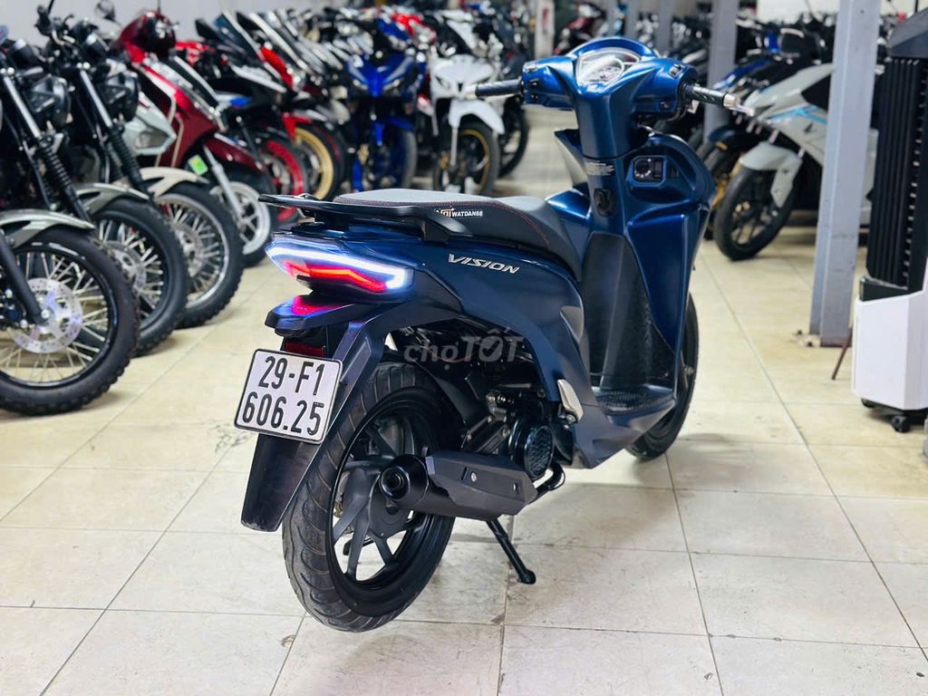 МОТОЦИКЛ THINH PHAT — HONDA VISION СИНИЙ МАТОВЫЙ, ГОТОВ, НОМЕРА HN
