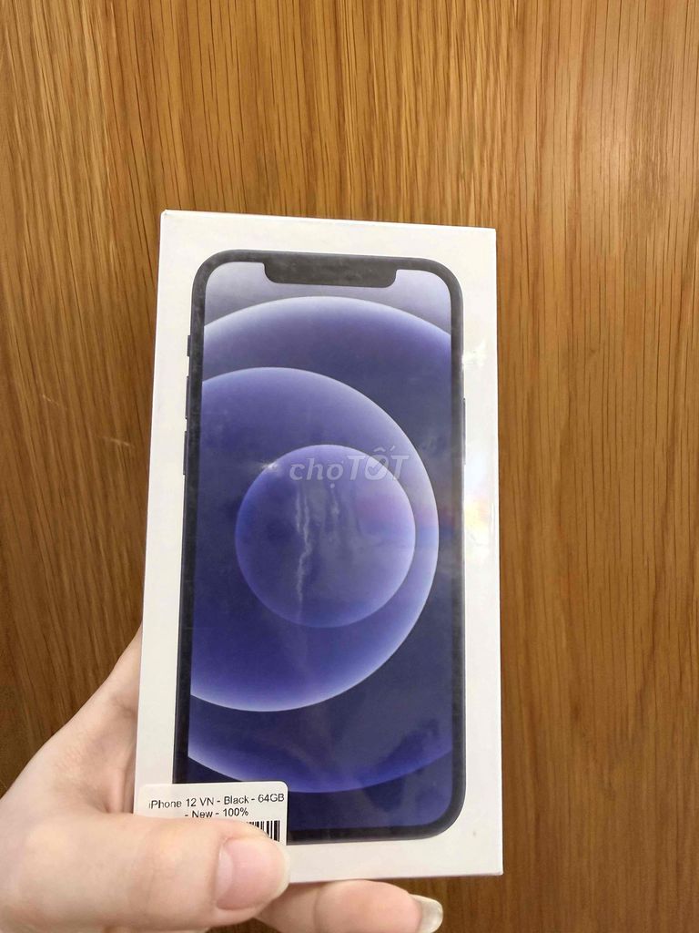 Apple iPhone 12 VN 64GB Đen VN New Seal. Mua bán Điện thoại tại Quận Ninh Kiều Cần Thơ được đăng bởi Minh Phát hình 1