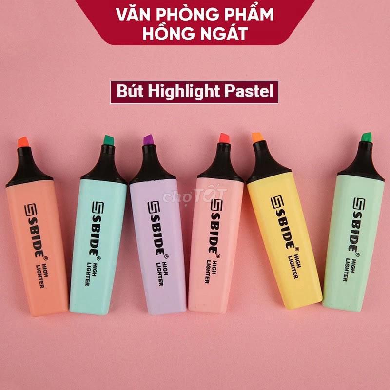 Bút highlight SSBIDE 2 đầu tiện lợi. Mua bán Đồ dùng văn phòng tại Huyện Ninh Phước Ninh Thuận được đăng bởi Nguyễn Minh Đức hình 1