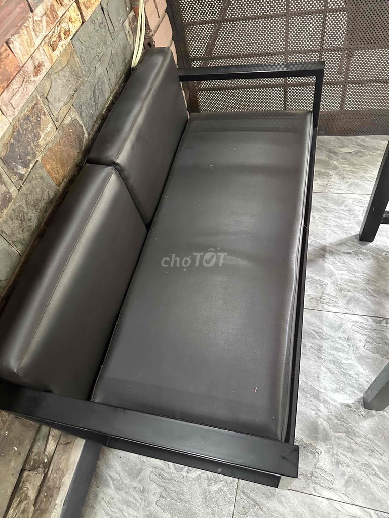 Ghế sofa Nệm Sắt 1.2m Đen. Mua bán Bàn ghế tại Quận Tân Phú Tp Hồ Chí Minh được đăng bởi Nguyễn Đức Hải hình 1